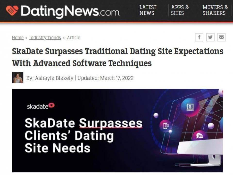 Skadate CEO talks with DatingNews about the survival of online dating in 2022